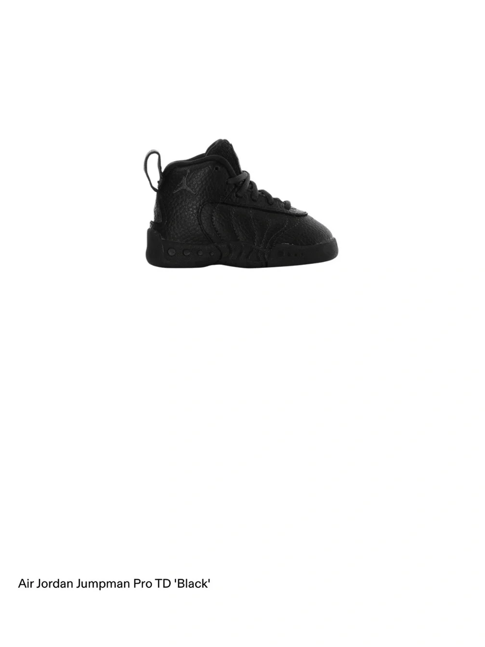 Jordan Jumpman Pro TD Kids' Black Basketball Sneakers